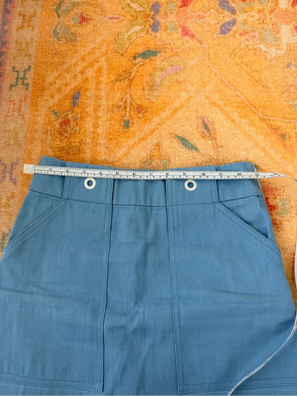 Rag and Bone light blue denim skirt - Picture 3 of 6